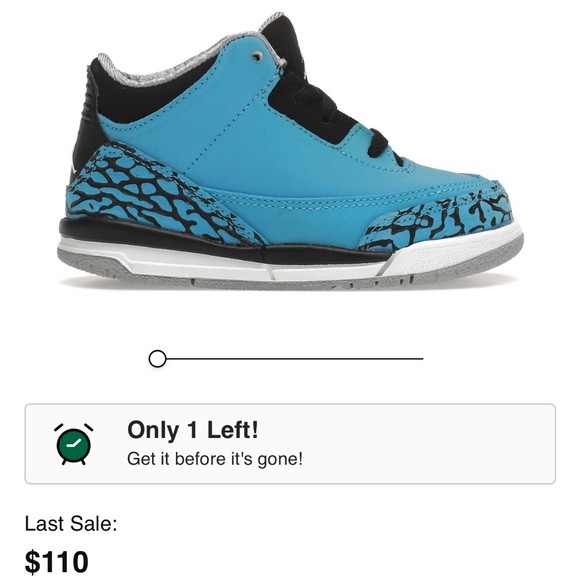 Jordan 3 Retro Powder Blue (TD) - Picture 6 of 6